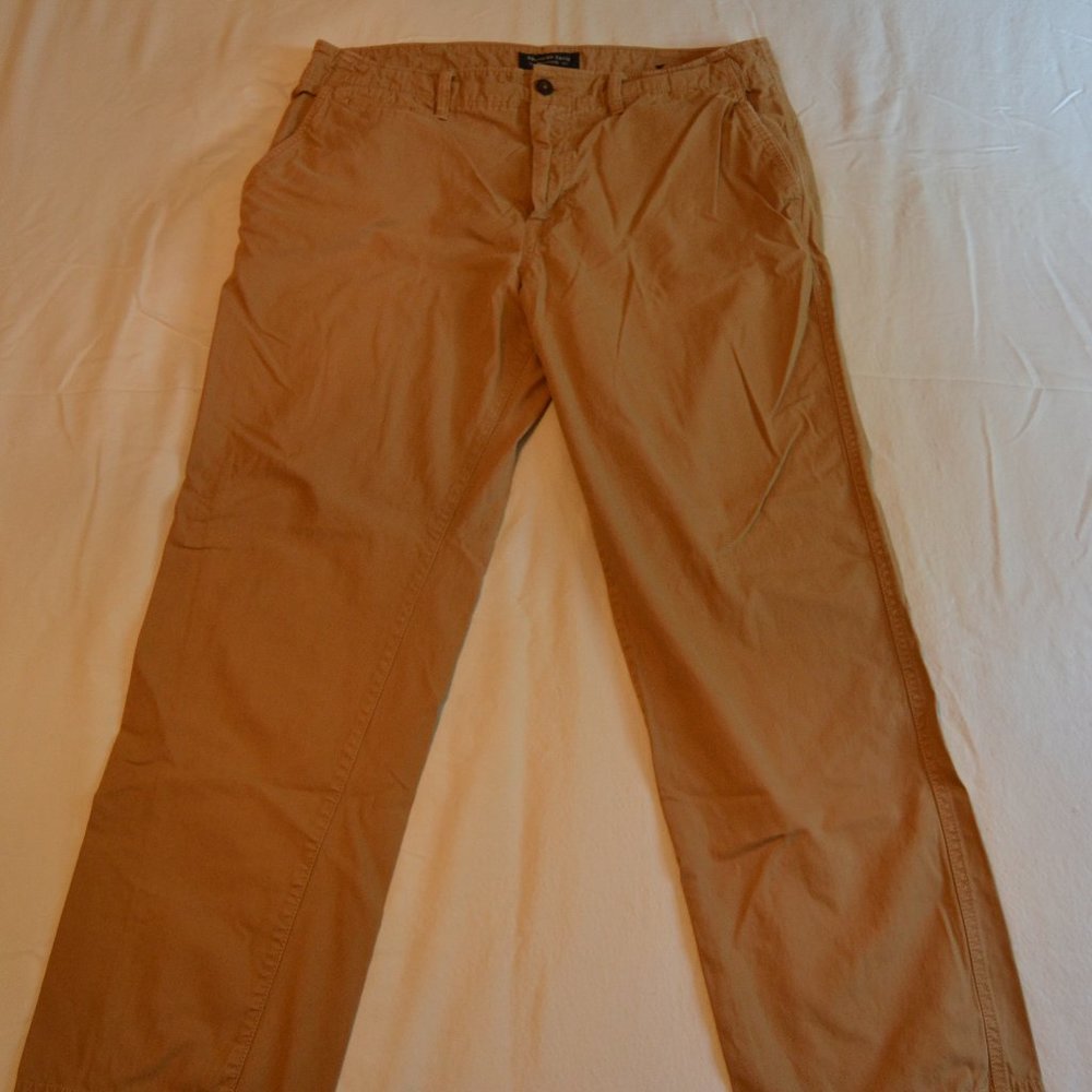 American Eagle Men's Khaki Pants Relaxed Straight 36X32 - EUC (1)